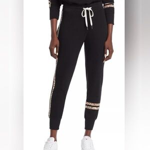 NWT n: Philanthropy Jogger black with gold stripe size S